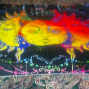 Deep Color Celestial Wall Tapestry